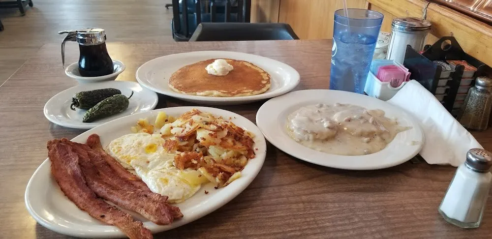 Pancake Special & a Side of Bisquit & Gravy